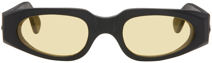 Photo: Han Kjobenhavn Black & Yellow Dash Sunglasses
