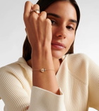 Pomellato Pom Pom Dot 18kt rose gold pendant bracelet with turquoise and diamonds