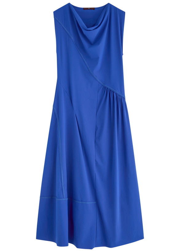 Photo: High Daring Stretch-jersey Midi Dress Blue