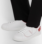 Valentino - Valentino Garavani Net Perforated Leather Sneakers - White