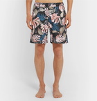 Saturdays NYC - Trent Mid-Length Printed Swim Shorts - Men - Black