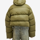 Entire Studios Women's MML Hooded Puffer Jacket in Croc