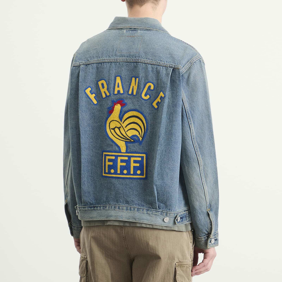 Levi's Men's France Type II Jacket in Blue