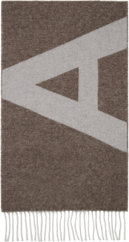 Photo: A.P.C. Brown & Off-White Malo Scarf