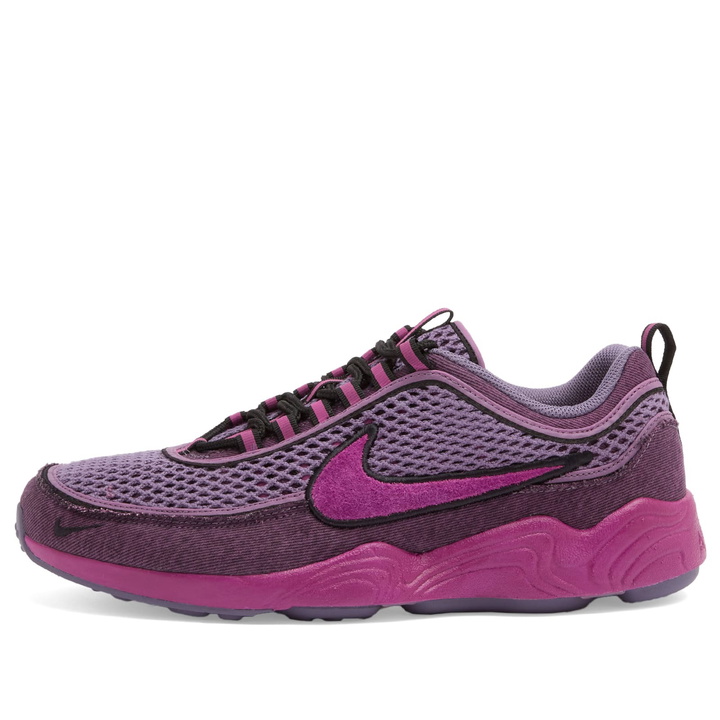 Photo: Nike Men's Air Zoom Spiridon Prm Opp3 Sneaker in Fuchsia/Black/Purple