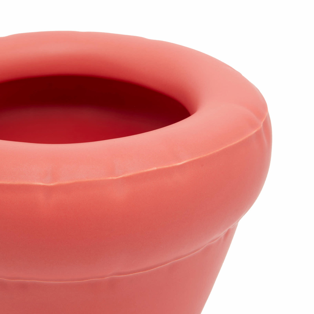 Home Studyo Pierre Planter in Coral Red 