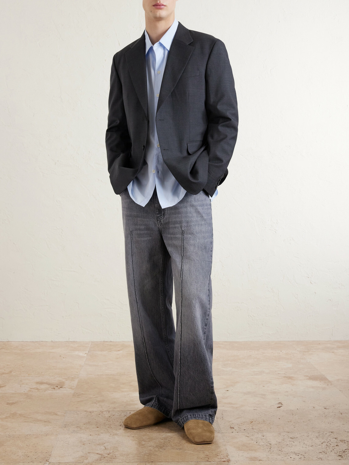mfpen - Wool Blazer - Gray