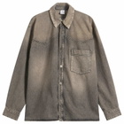 Won Hundred Men's Zayne Denim Overshirt in Tintet Grey