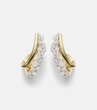Yeprem Golden Strada 18kt gold earrings with diamonds