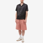 Valentino Men's Logo Short in St. Toile Iconograph Beige/Rosso