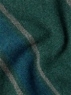 The Elder Statesman - Castle Striped Cashmere Jacket - Green