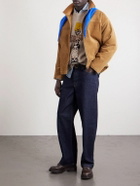 KAPITAL - Peckish Totem Pole Intarsia Wool-Blend Sweater - Neutrals
