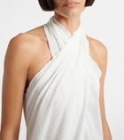 Jade Swim Stella sheer halterneck maxi dress