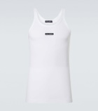 Dolce&Gabbana Ribbed-knit cotton tank top