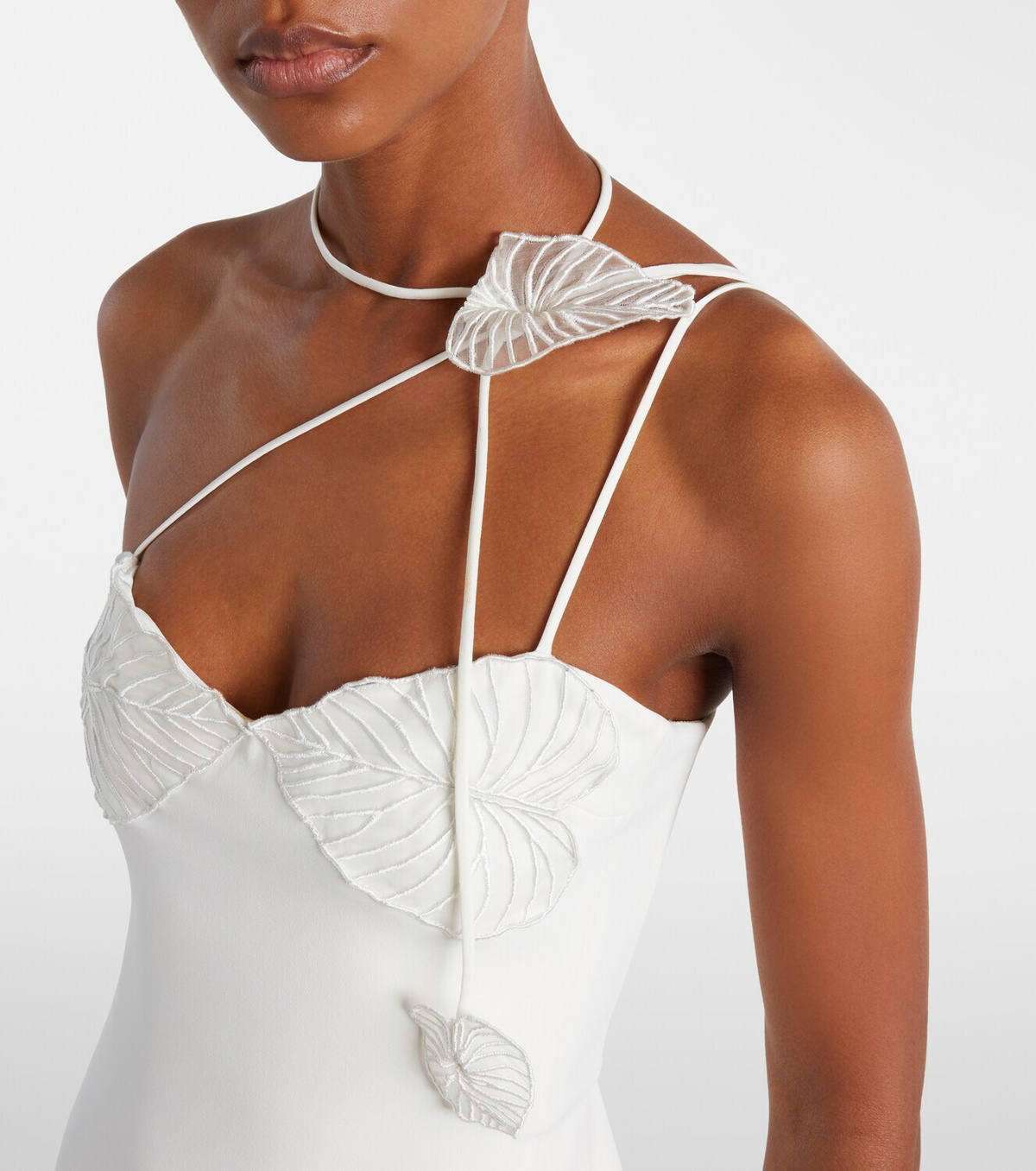 David Koma Embroidered gown