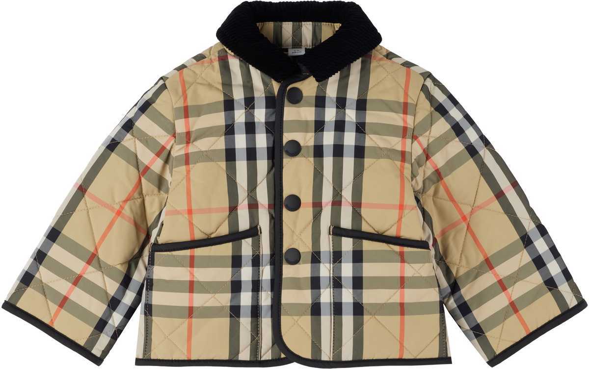 Burberry Baby Beige Quilted Jacket