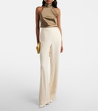 Ralph Lauren Collection Chiltons tie-neck satin top