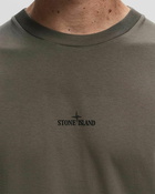 Stone Island Maglieria Tagliata T Shirt/Piq Brown - Mens - Shortsleeves