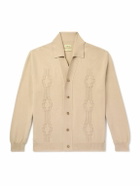 De Bonne Facture - Pointelle-Knit Cotton Cardigan - Neutrals