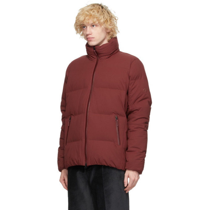 Descente Allterrain Red Down Mizusawa Anchor Jacket Descente