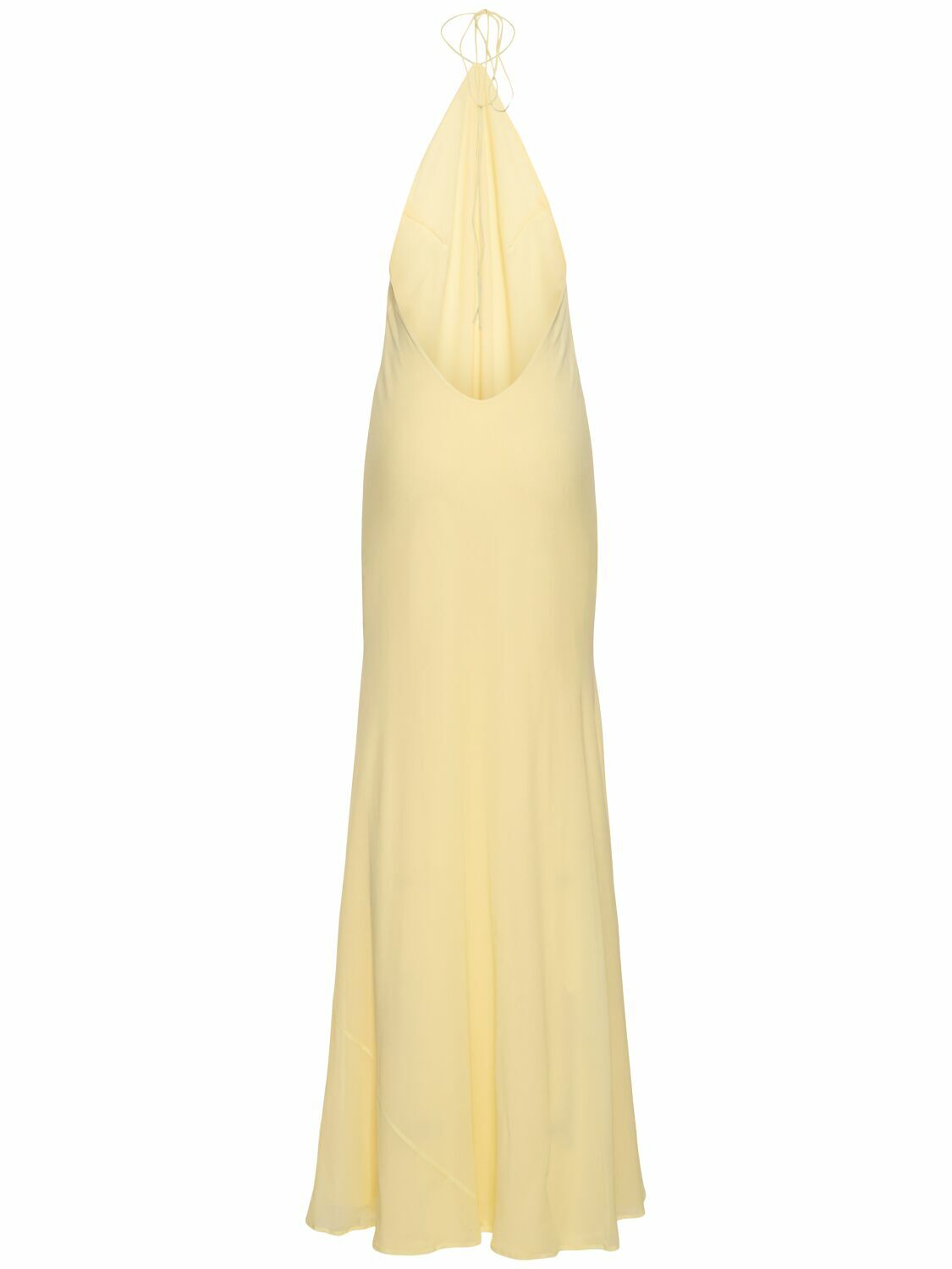 THE ANDAMANE Rebecca Silk Georgette Maxi Slip Dress The Andamane