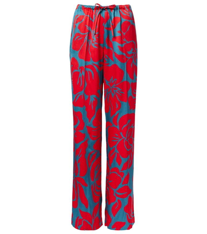 Photo: Dries Van Noten Floral palazzo pants