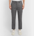 Brunello Cucinelli - Wool-Flannel Trousers - Gray