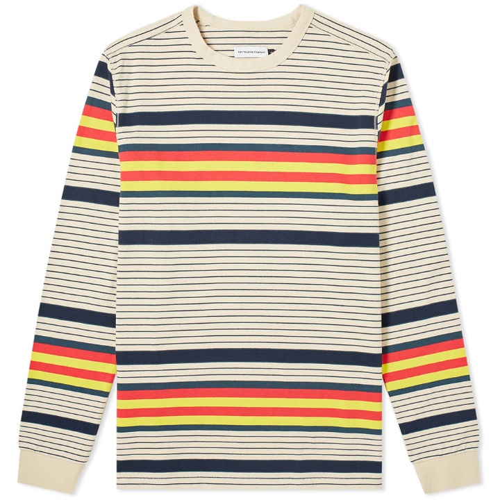 Photo: Pop Trading Company Long Sleeve Multiculti Stripe Tee Multicolour
