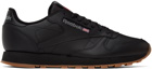 Reebok Classics Black Leather Classic Sneakers