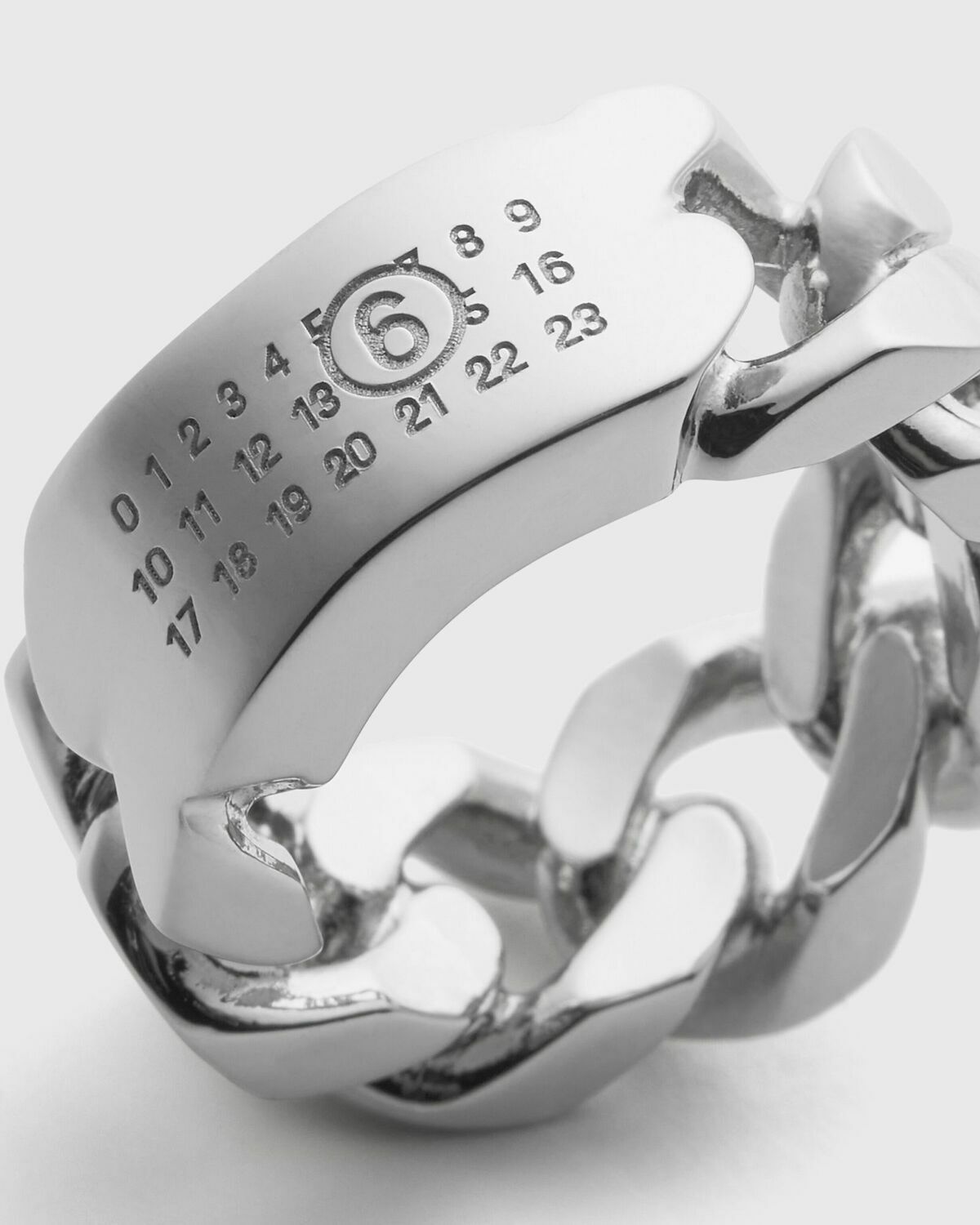 Maison Margiela MM6 RING silver Mens Jewellery