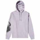 1017 ALYX 9SM Men's Graphic Arm Hooded T-Shirt in Light Lilac