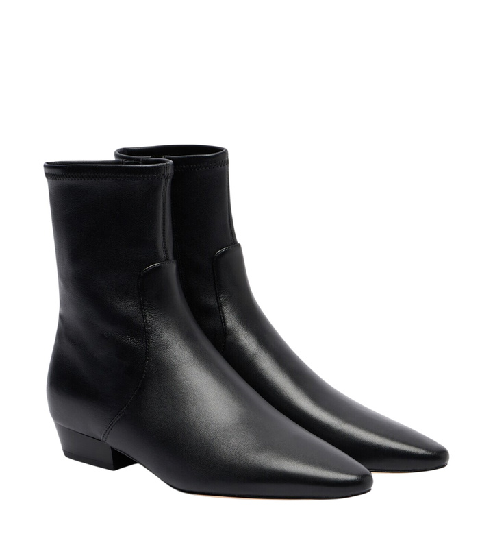 Photo: Veronica Beard Glinda leather ankle noots