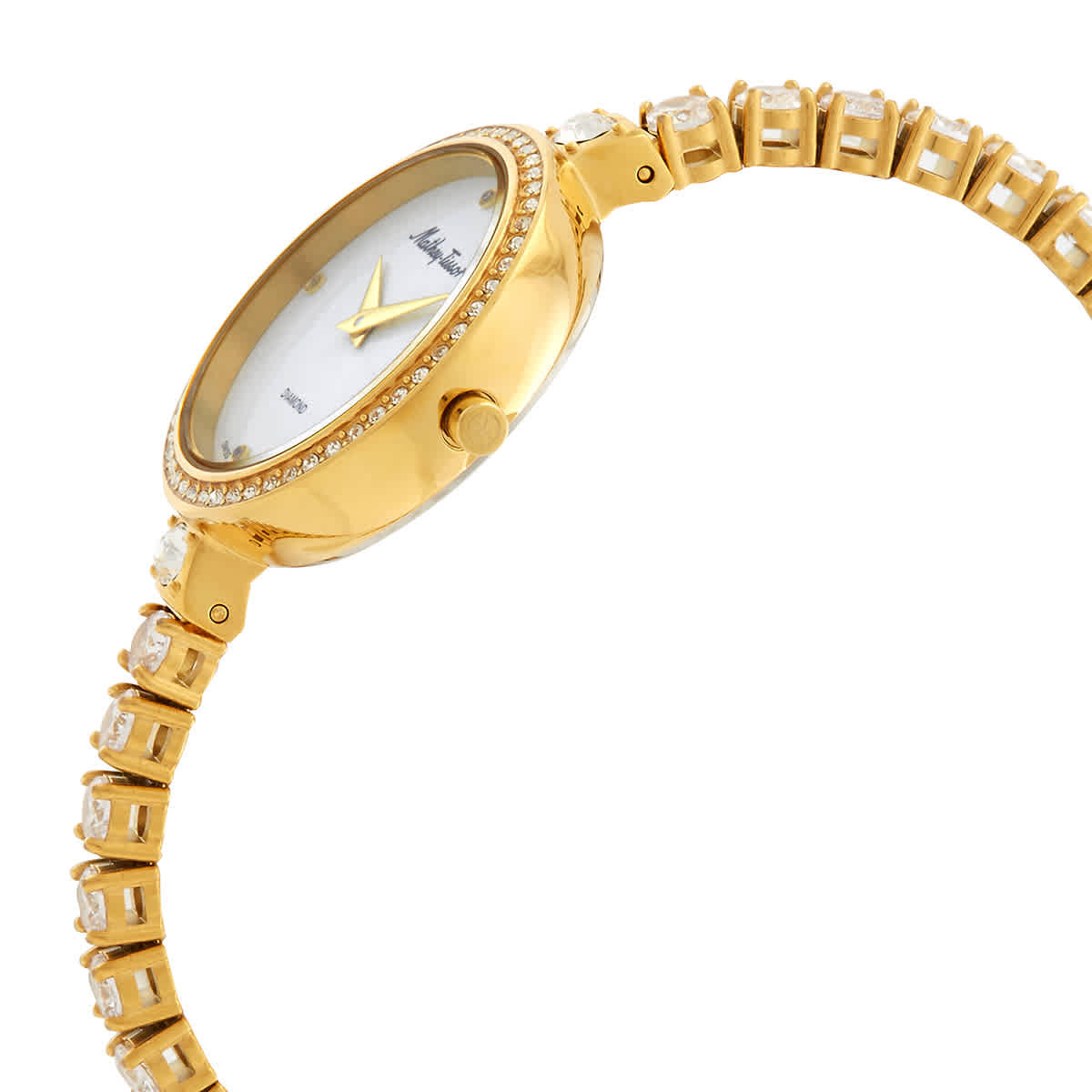 Mathey-Tissot Infinity Quartz Diamond Crystal Silver Dial Ladies Watch D986SPYI