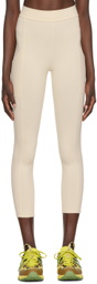 Live the Process Off-White Crystal Sport Leggings