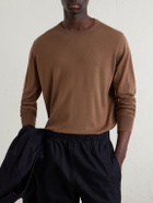 William Lockie - Merino Wool Sweater - Brown