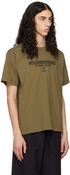 Neighborhood Khaki Printed T-Shirt