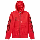 Off-White Stencil Diagonals Zip Hoody