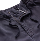 Officine Generale - Garment-Dyed Lyocell Drawstring Shorts - Navy