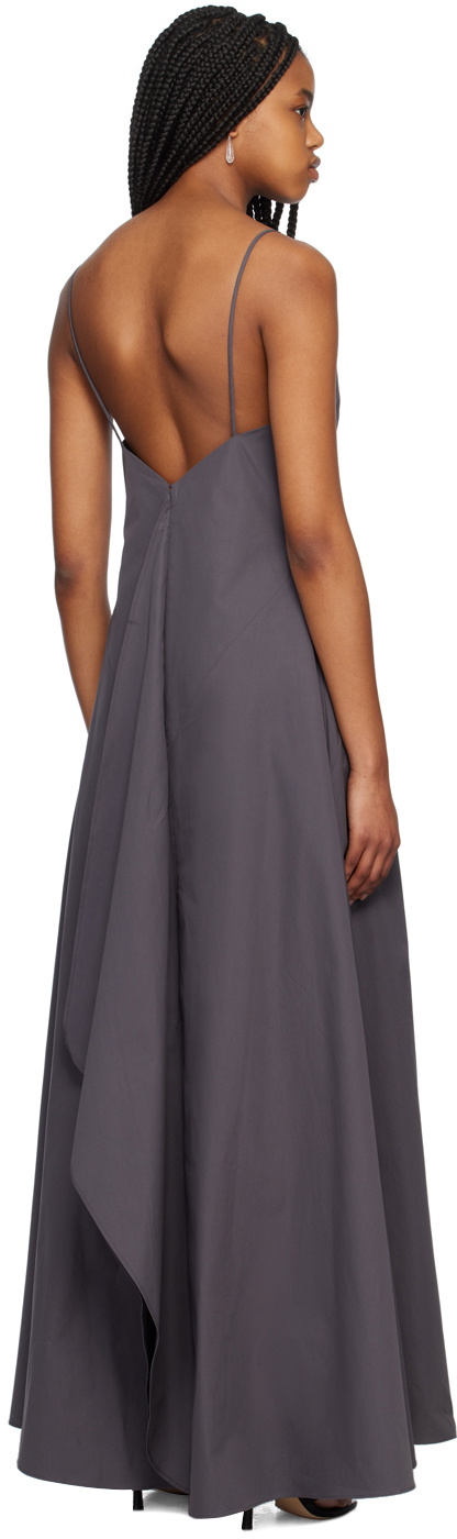 BITE Gray Crisp Midi Dress