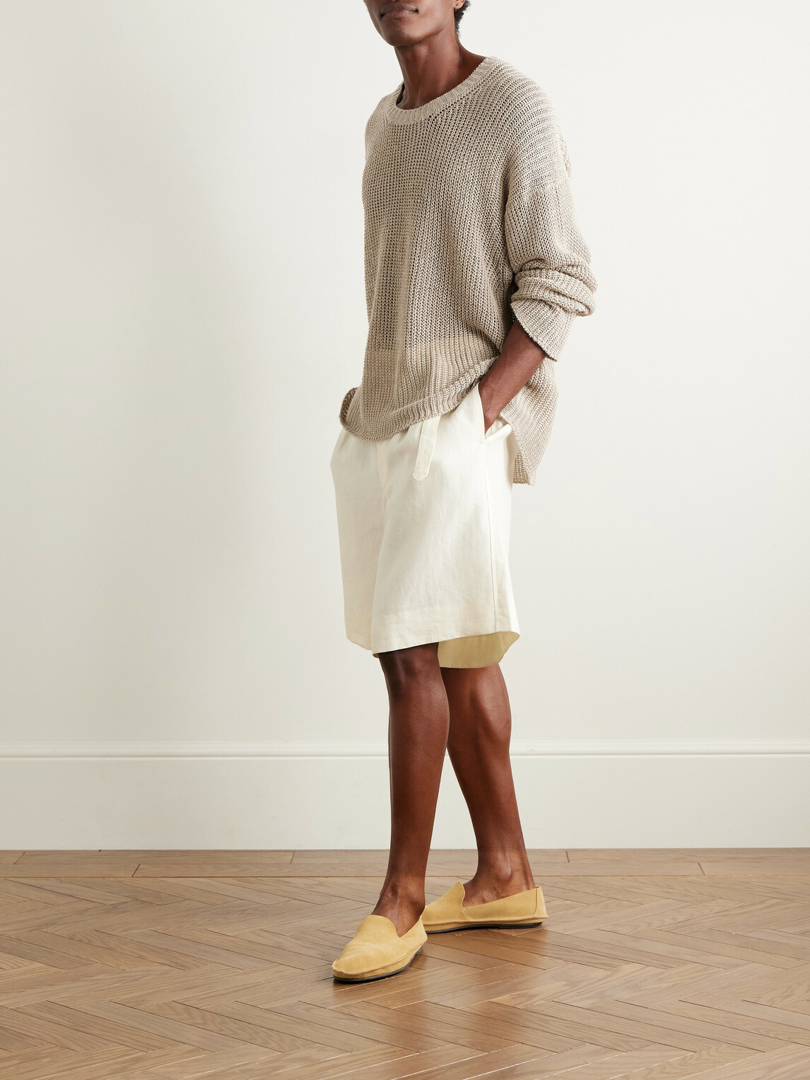 Stòffa - Linen Sweater - Brown