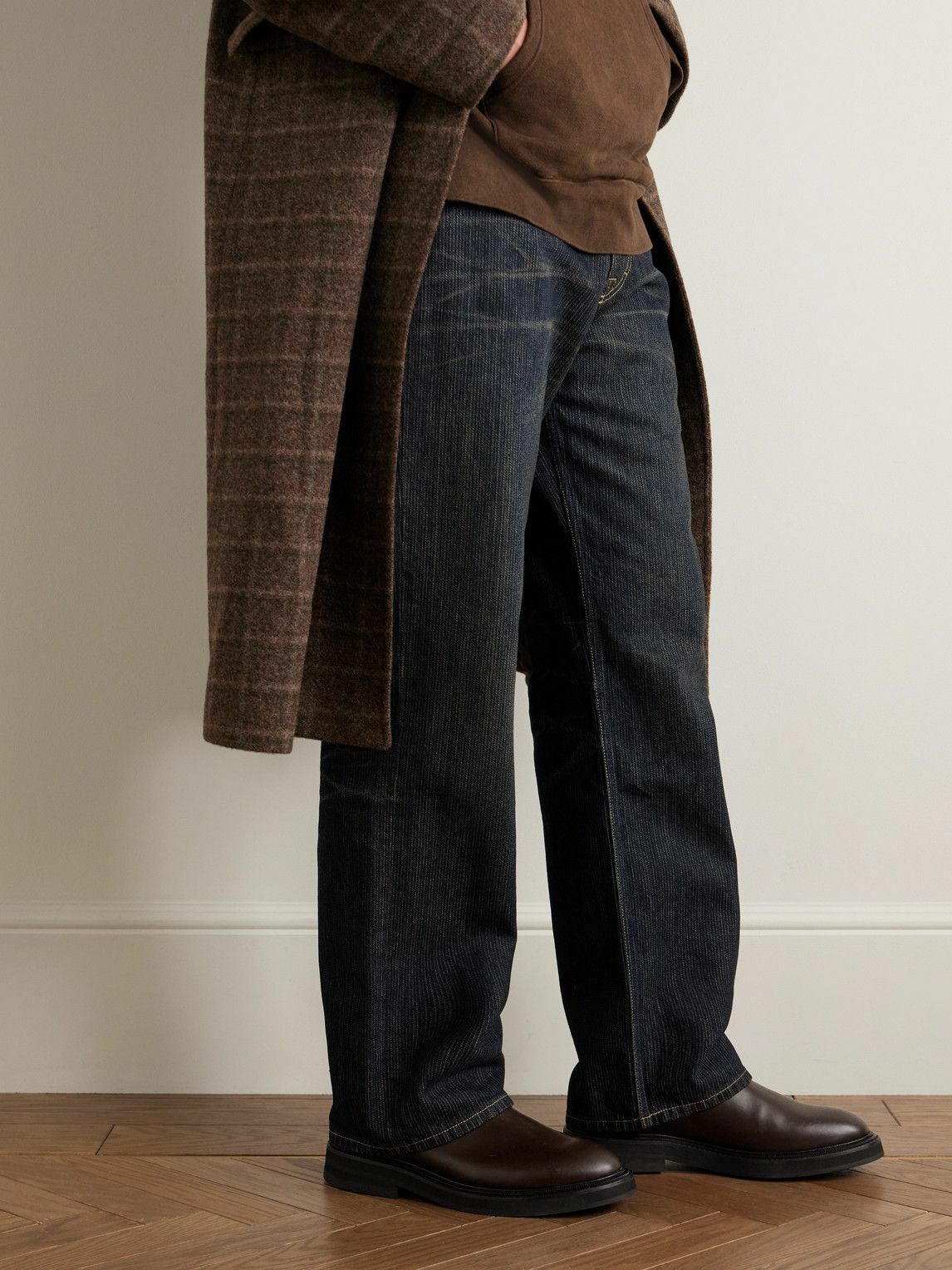 VINNY's - Officer Leather Chelsea Boots - Brown
