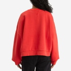Entire Studios Women's Box Crewneck Sweater in Cherry