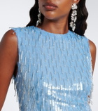 Rachel Gilbert Calypso embellished minidress