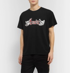 AMIRI - Mötley Crüe Logo-Print Cotton-Jersey T-Shirt - Black