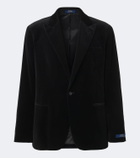 Polo Ralph Lauren Single-breasted velvet blazer