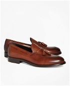 Brooks Brothers Men's 1818 Footwear Leather Tassel Loafers | Cognac