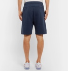 NIKE - Cotton-Blend Tech Fleece Shorts - Blue