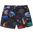 Paul Smith - Mid-Length Printed Swim Shorts - Men - Navy