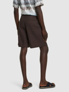 COMMAS Tailored Linen Blend Shorts