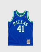 Mitchell & Ness Nba Swingman Jersey Dallas Mavericks Road 1998 99 Dirk Nowitzki #41 Blue Jerseys